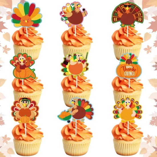 Thanksgiving Cupcake Topper {2}