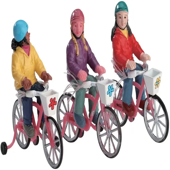 Lemax Bike Ride - Set Of 3 {1}
