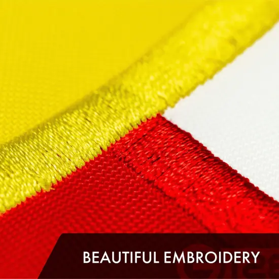 G128 3 Pack: Colorado CO State Flag | 2.5x4 Ft | ToughWeave Series Embroidered 300D Polyester | Embroidered Design, Indoor/Outdoor, Brass Grommets {3}