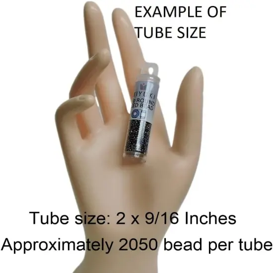 Miyuki Round Seed Bead Size 15/0 8.2g White Pearl {3}