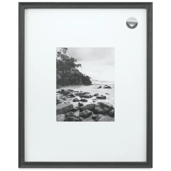 Blick Theo Frame with Mat - Charcoal, 16" x 20" {1}