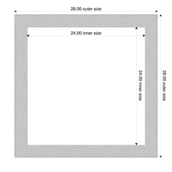 Shiplap Framed Dry Erase Magnetic Board White {4}