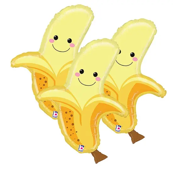 Betallic&reg; 30 Inch Produce Pals Banana Balloon {5}