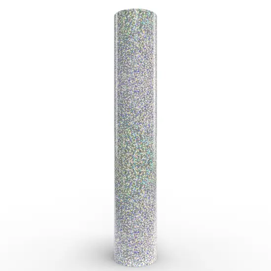 Siser&reg; Holographic Heat Transfer Vinyl, 11.8" x 60" Silver {1}