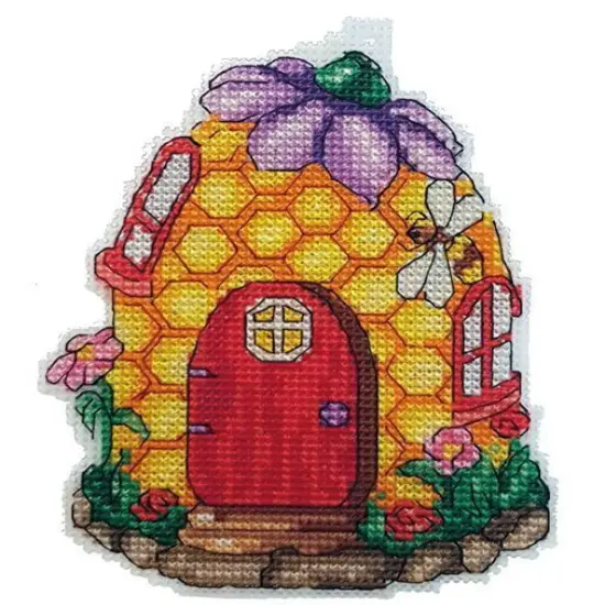 Beehive houseCounted cross stitch kit 8050A {1}