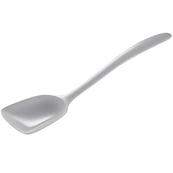 Hutzler 11-Inch Flat-Front Melamine Spoon, BPA-Free Heat Resistant Serving Spoon Violet {5}