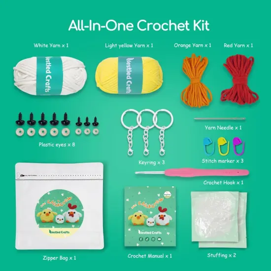 Amigurumi Crochet Animal Kit {4}