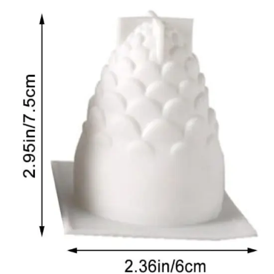 3D Pine Cones Silicone Mold for DIY Candle Making Molds {5}