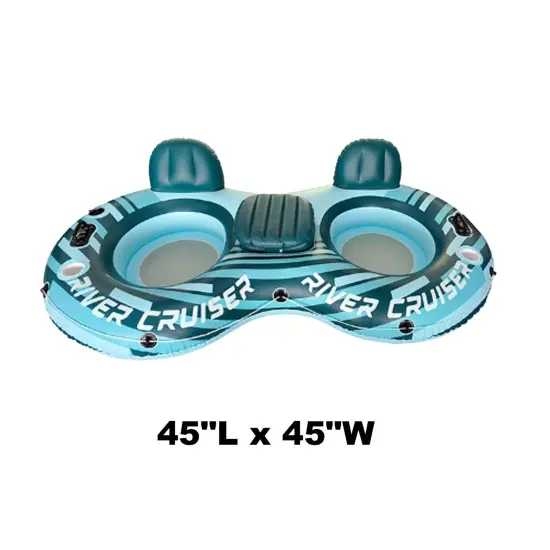 Fun and Functional Inflatable Pool Float for All Ages | Blue {1}