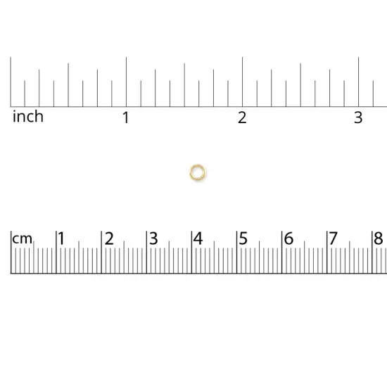 JewelrySupply Jump Ring - Round Open 4mm 1/20 14K Gold Filled(Package of 4) {3}