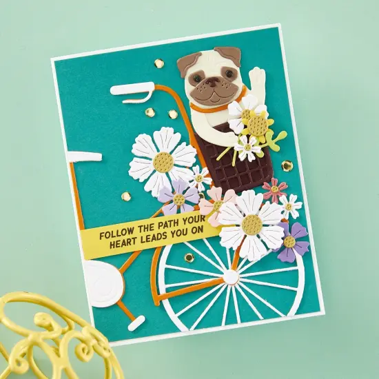 Spellbinders Etched Dies By Bibi Cameron-Big Bicycle {5}