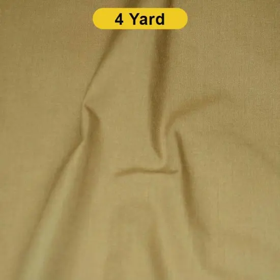 Polyester Cotton Broadcloth Fabric 60" Wide Multiple Colors Khaki {1}