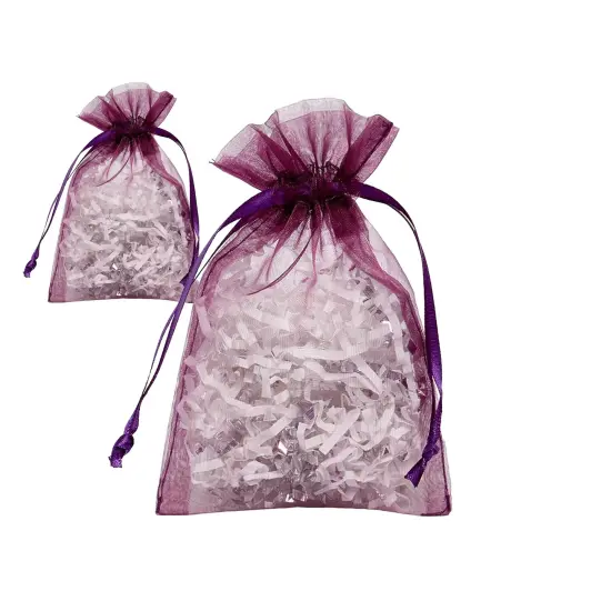 8&rdquo; x 12&rdquo; Organza Drawstring Bags Great for Small Gifts {4}