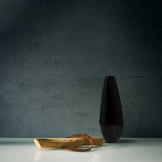 31.5" Spun Bamboo Tall Floor Vase - Sleek Metallic Finish, Elegant Home Decoration, Modern Accent Piece, Living Room Decor, Handcrafted Bamboo Art, Contemporary Interior Design, Unique Tall Vase Set of 3 {5}