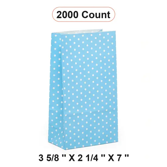 Dot Style Sos Food Bags 3 5/8'' x 2 1/4'' x 7'' Clear Wrap {1}