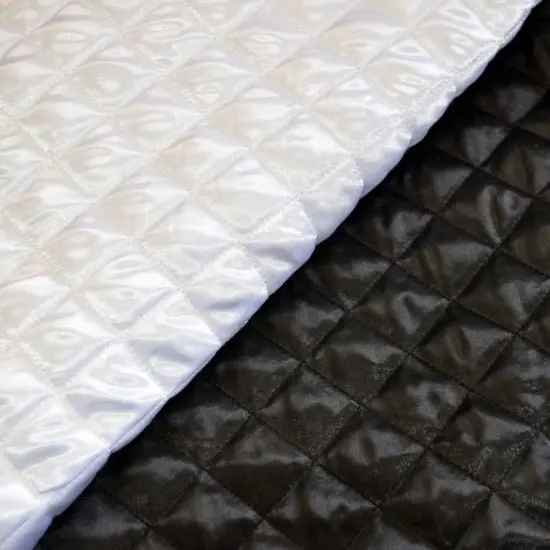 Quilted Satin Batting Fabric 60" Wide Soft & Silky Satin for Jacket Liners {7}