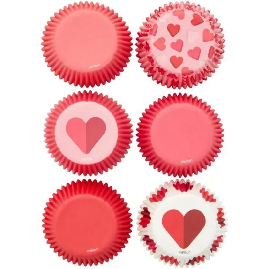 Wilton Red & Pink Valentine Heart Cupcake Liners 150 Count {6}