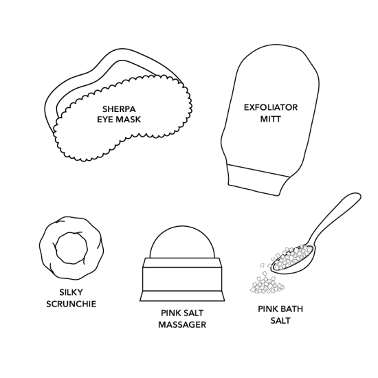 HIMALAYAN PINK SALT SPA KIT {4}