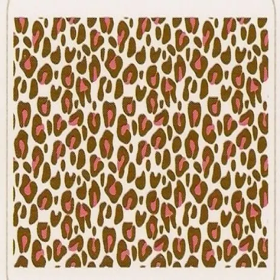 Pink Leopard Print Background ~ Edible Cake Topper {1}