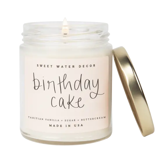 BIRTHDAY CAKE SOY CANDLE {1}