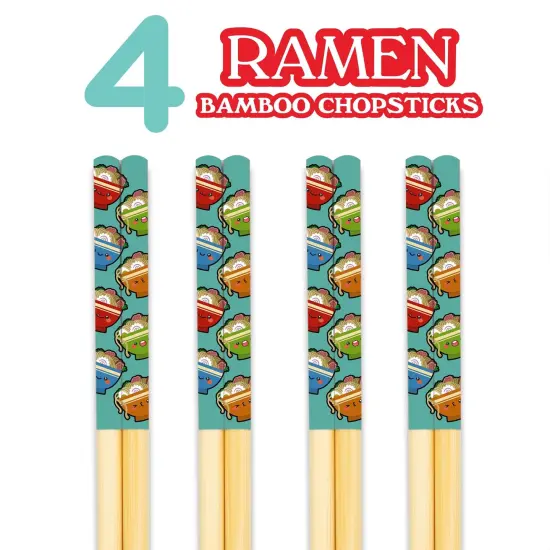 Ramen GAMAGO Cast Bamboo Chopsticks | Set of 4 {3}