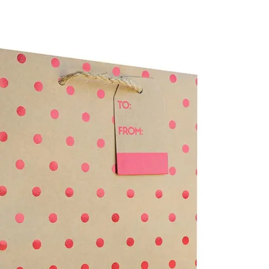 Custom Patterned Gift Bags 10" X 4" X 8" {4}