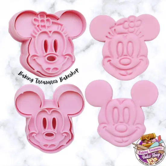 Mr & Mrs Mouse Cookie Cutter and Embosser {1}