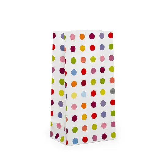 Dot Patterned Sos Food Bags 5'' X 3 1/8'' X 9 5/8'' {2}