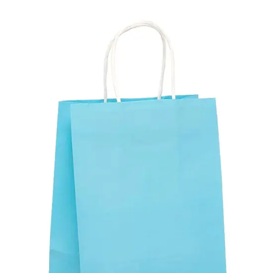 Multi-Purpose Bright Matte Shopping Bag with White Interior 16" x 6" x 12" {3}
