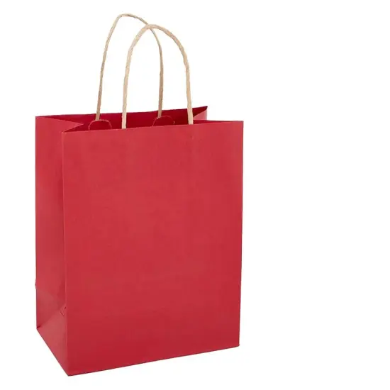 Spacious Kraft Tinted Color Shopping Bag 16" x 6" x 12" {3}