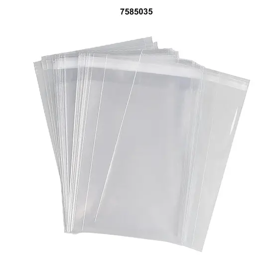 Clear Self-Seal Poly Bags 1.2 Mil 4 3/8'' x 5 3/4'' {2}