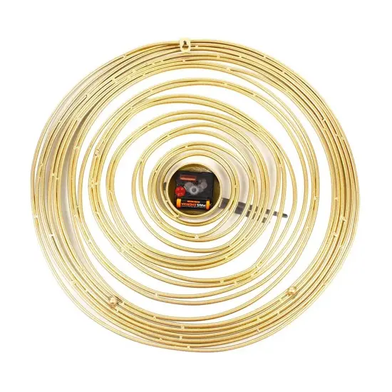 Metal Round Wall Clock Modern Watch Home Living Room Decoration Crafts Art Decor {1}