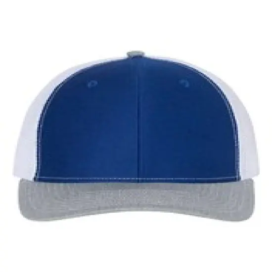 Richardson&reg; Snapback Trucker Cap Royal/ Heather {1}