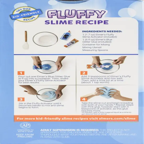 Elmer's All-In-One Slime Kit-Fluffy {3}