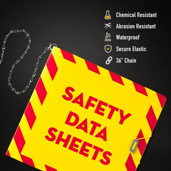 Avery UltraDuty SDS Binder Bundle, 3" Durable Poly Binder with Chain, Plastic A-Z Dividers, Sheet Protectors (77714) {3}