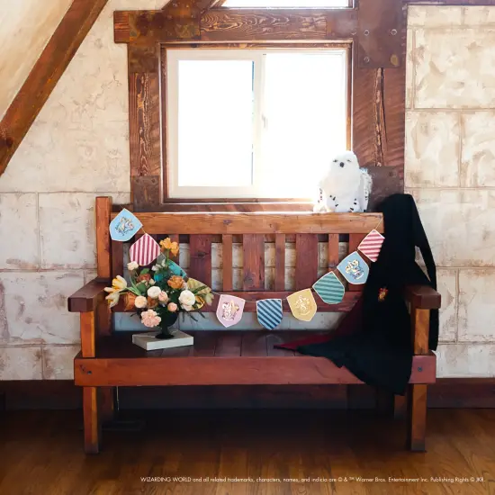 HARRY POTTER X BONJOUR F&Ecirc;TE HOUSE PRIDE MULTICOLOR DECORATIVE HOGWARTS BANNER {3}