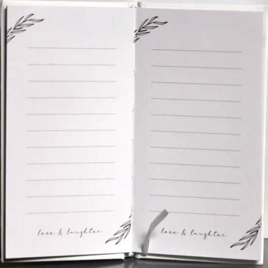 His & Hers Hardcover Wedding Vows Keepsake Book Set {3}