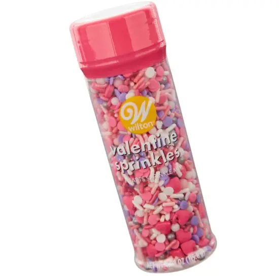 Wilton Purple and Pink Hearts Valentine's Day Sprinkle Mix 4.08 oz. {2}
