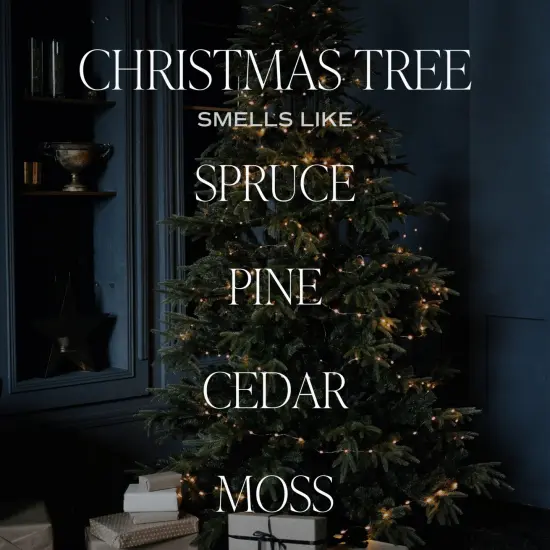 CHRISTMAS TREE SOY CANDLE {2}