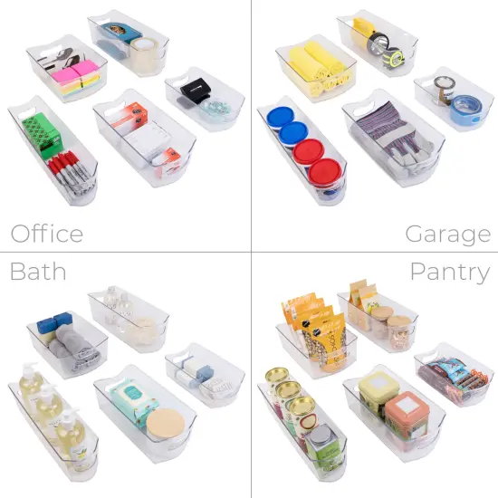 Smart Design Set of 18 Organization Bins {6}