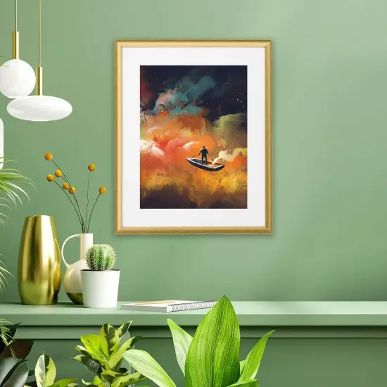 Gold Display Frame 16x20" &ndash; Lightweight, Easy to Hang {1}