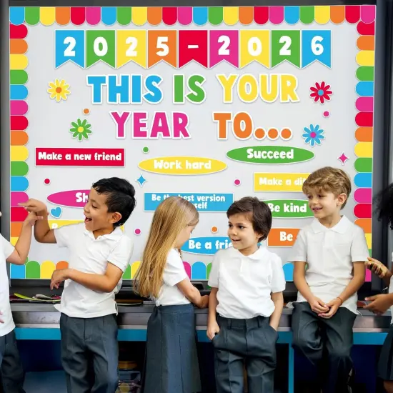 Bulletin Board Set Inspirational Positive {2}