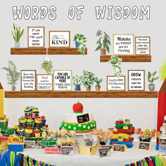 Greenery Classroom Decor Bulletin Board {3}