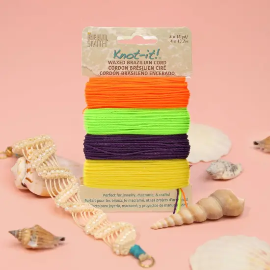 The Beadsmith Brazillian Waxed Cord Mix Trick or Treat {6}