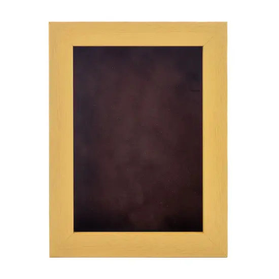 Classic Natural Wood Shadow Box Frame with Acrylic Front - Brown Suede Backing, 30 Sizes {4}
