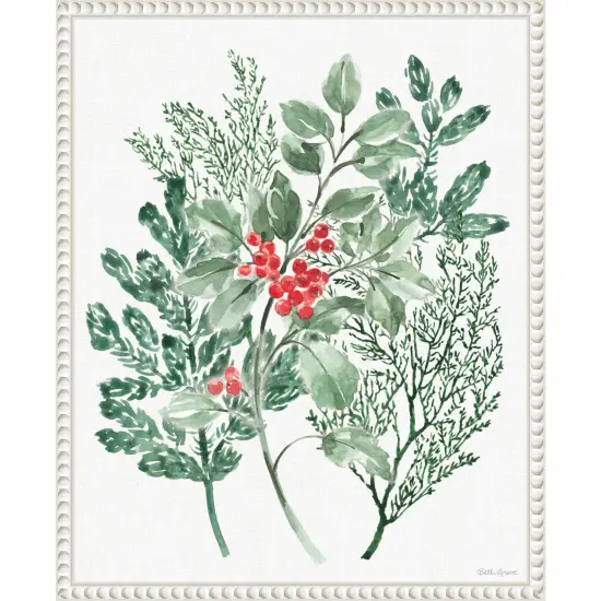 Classic Christmas IV by Beth Grove Framed Canvas Wall Art {1}