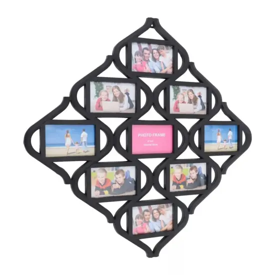 Collage Photo Frame 9 Picture Frames for Multi Photo Family Wall Decor 4"x6" {2}