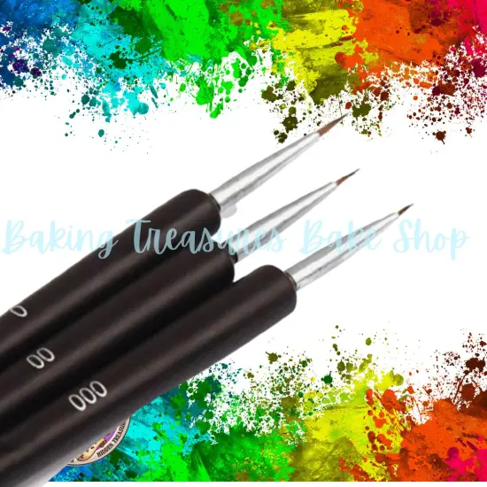 3 Count Fine Detail Brushes {3}