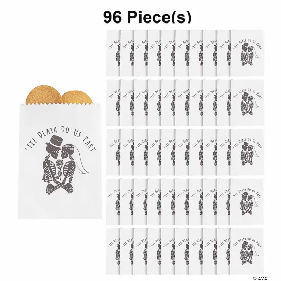Til Death Do Us Part Halloween Wedding Treat Bags Mega Bulk 150 Pc {1}