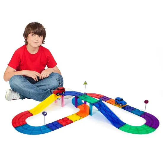 Race Track Building Blocks, 30-Piece Set {3}